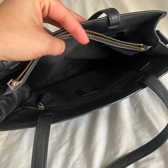 COACH Elegant Black Leather Handbag Vintage - Picture 11 of 11